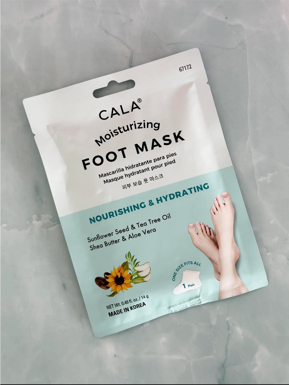 Cala Moisturizing Foot Mask  - 1 pack